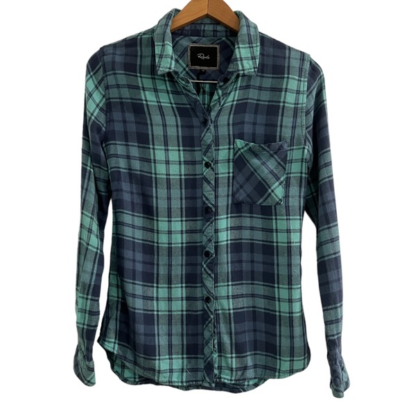 Rails Hunter Plaid Opal Button Down shirt. - Picture 3 of 7